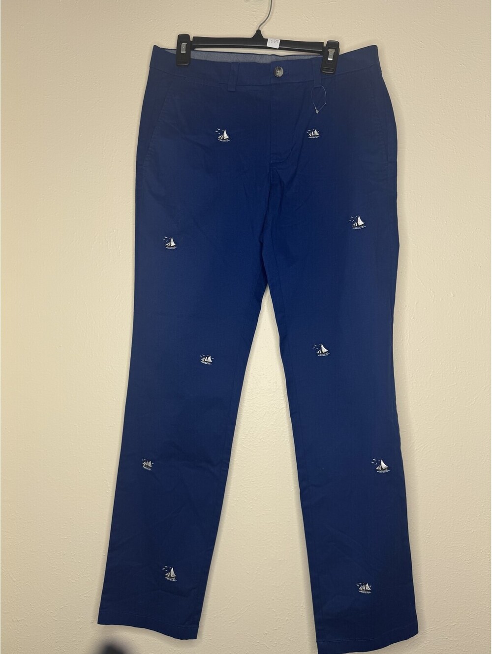 Vineyard Vines Pattern Pants Blue Women's Size 32 NWT